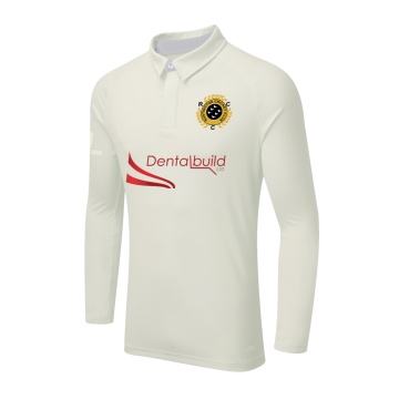 DUAL LONG SLEEVE CRICKET SHIRT (WOMENS)-Ivory